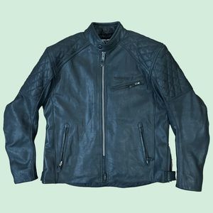 NWT Triumph D30 XL 48 Mens Arno LEATHER Motorcycle Jacket All Weather Riding New